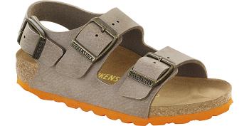 Dětské Milano Birkenstock Birko-flor Narrow Hnědé | CZ 146VRW